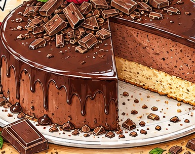 Bavarois au chocolat